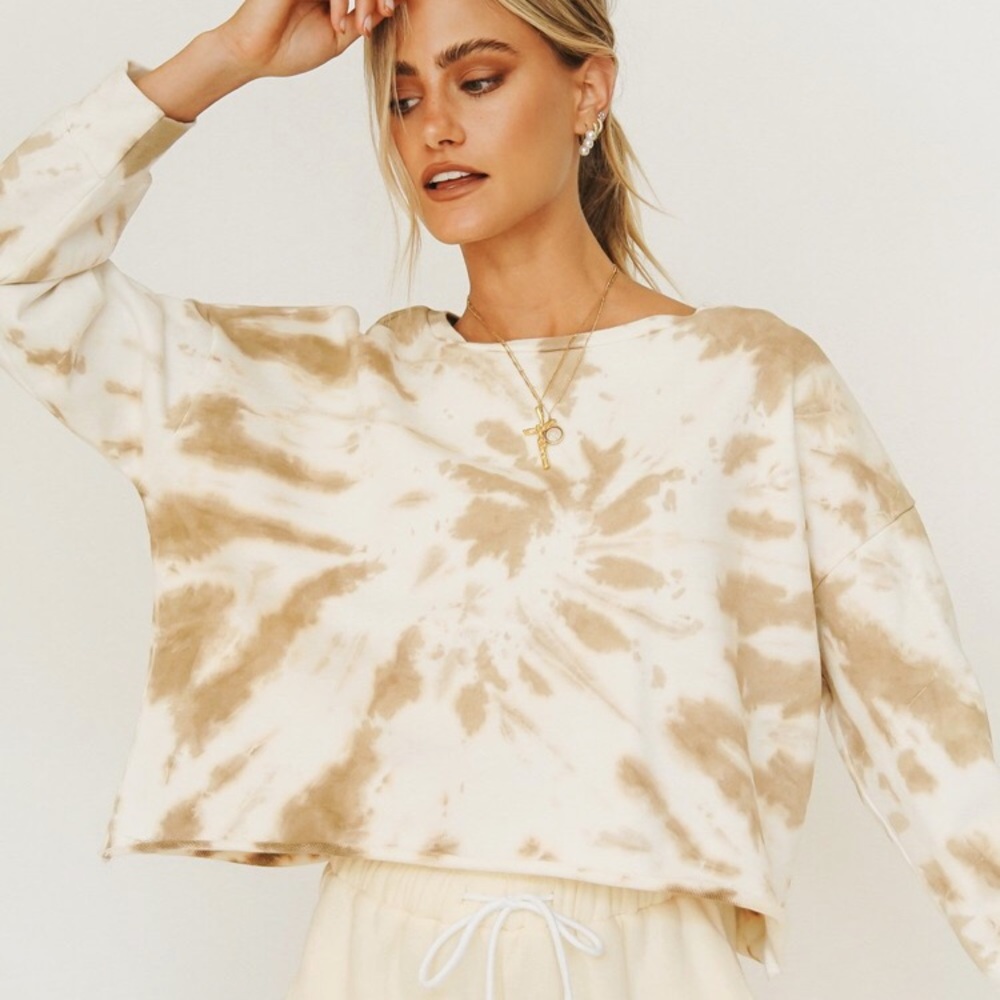 tye dye sweater
